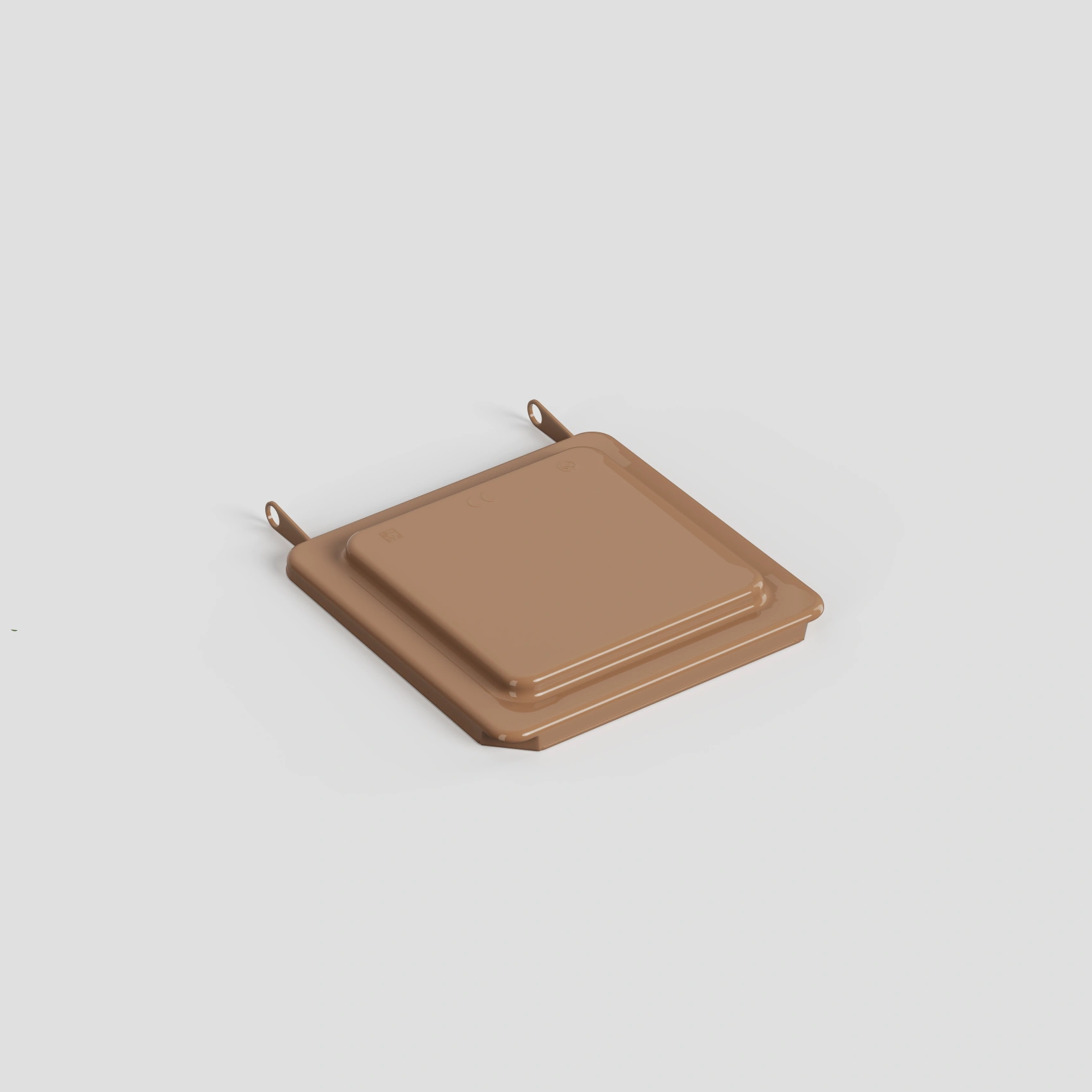 Capac Wave Bin 120 L Chocolate