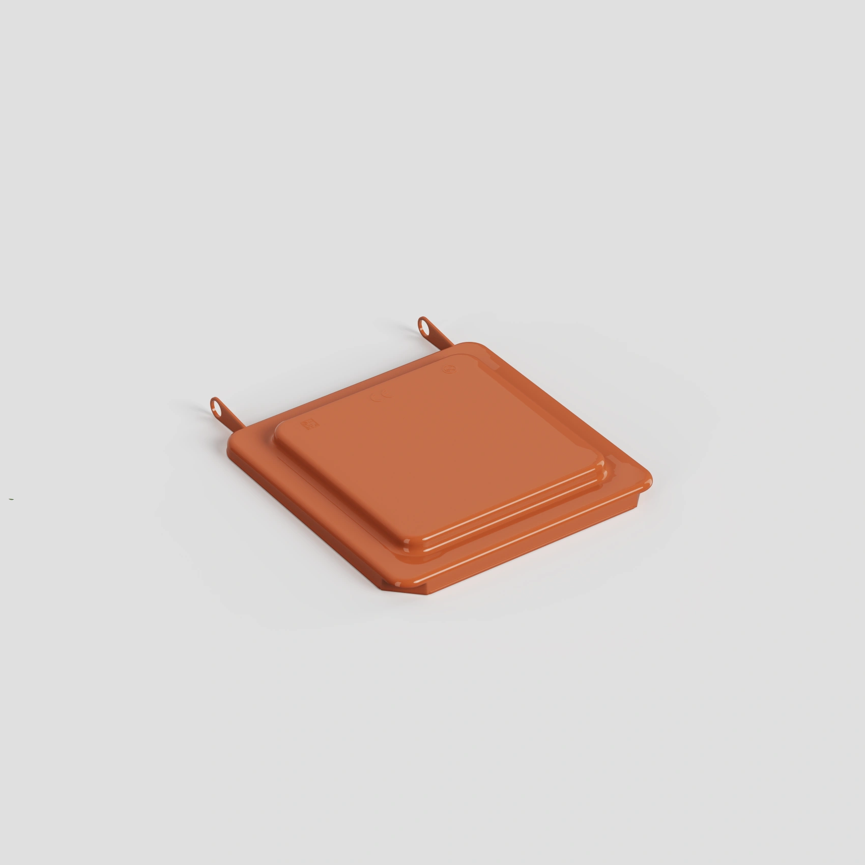 Capac Wave Bin 120 L Terracotta