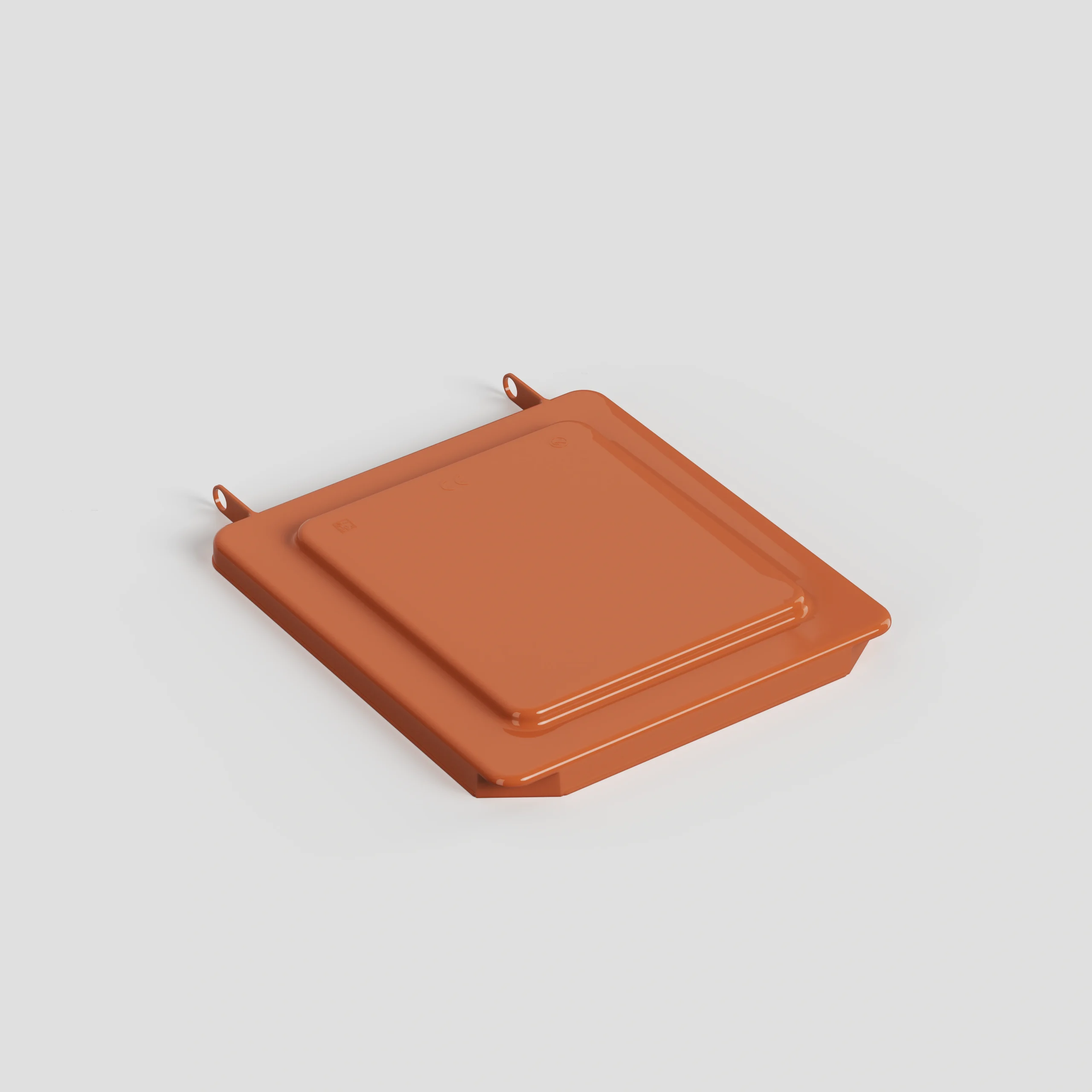 Capac Wave Bin 240 L Terracotta