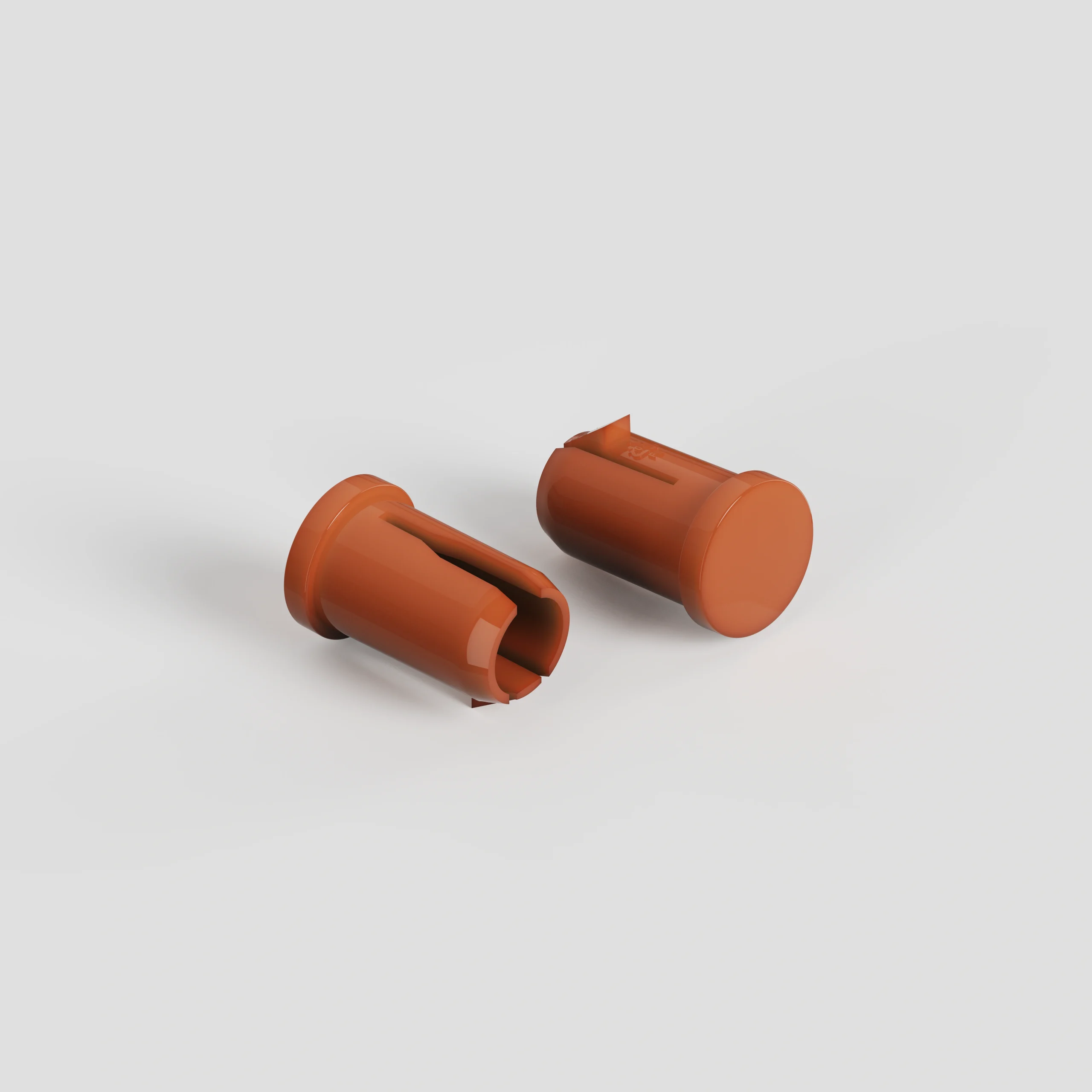 Cleme capac Wave Bin 120 L Terracotta