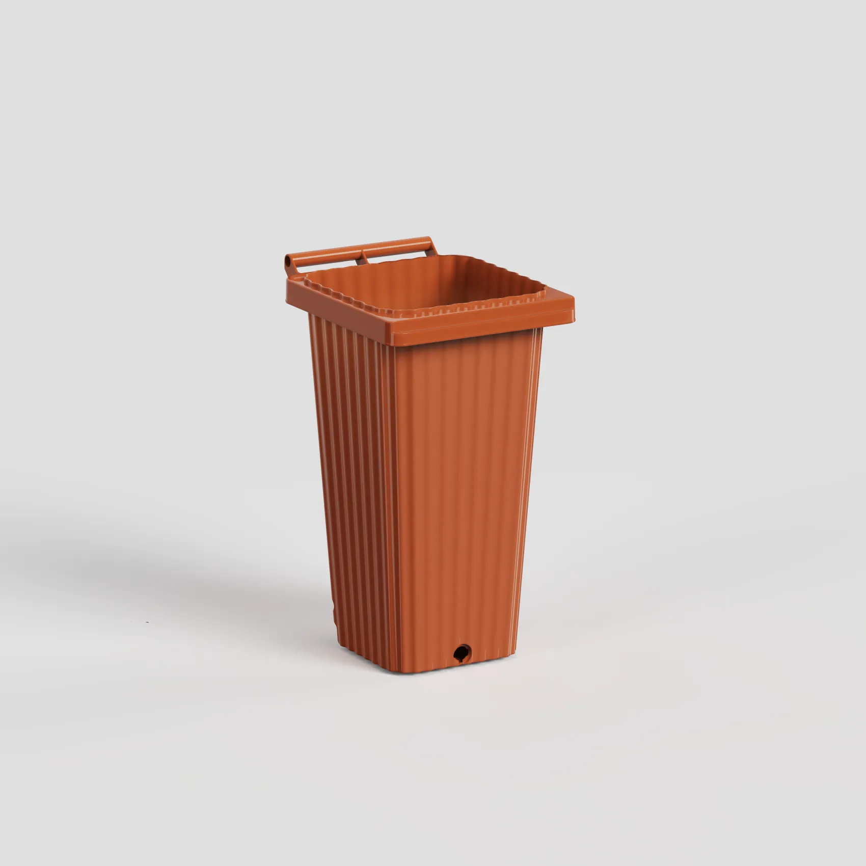 Corp Wave Bin 120 L Terracotta - cu evacuare