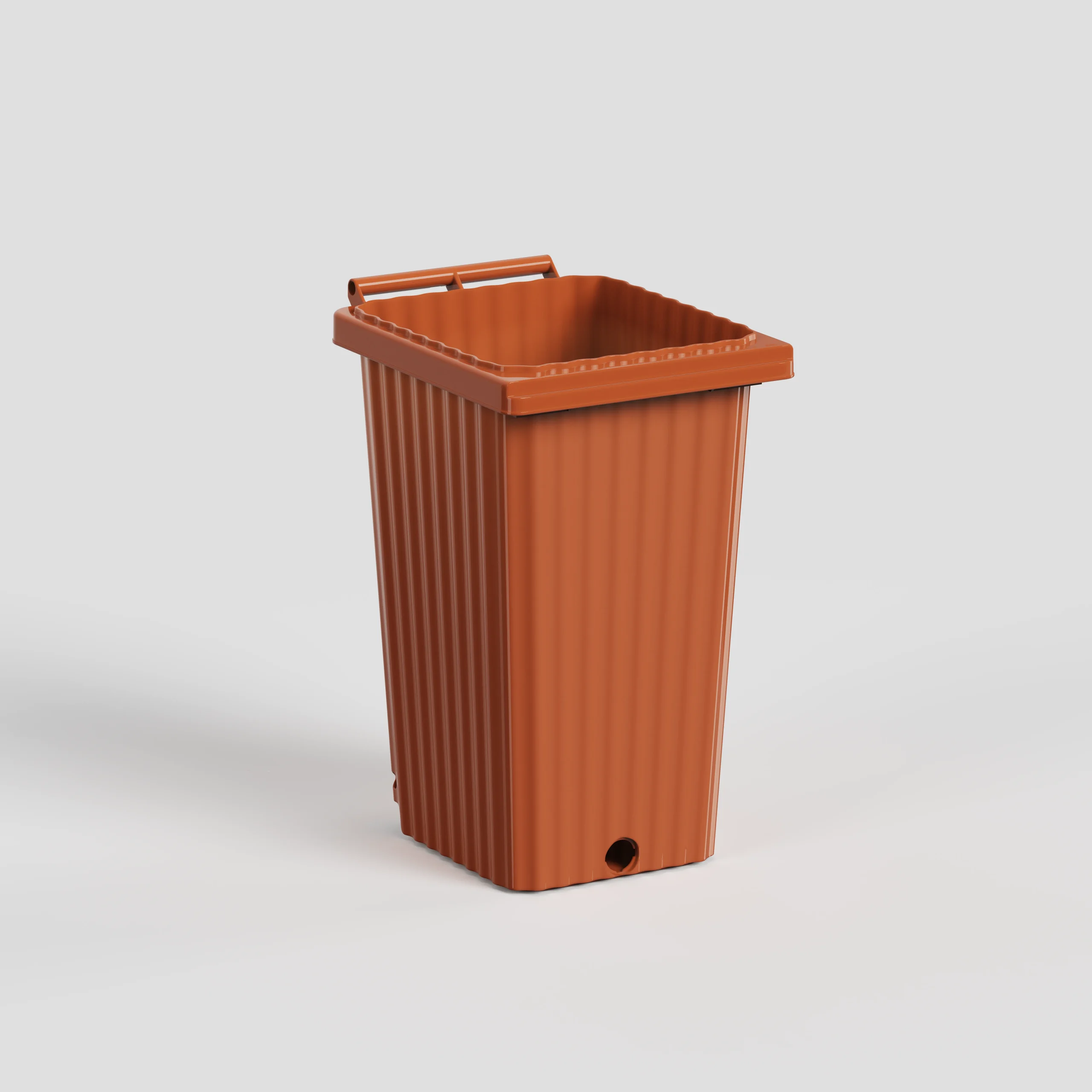 Corp Wave Bin 240 L Terracotta - cu evacuare